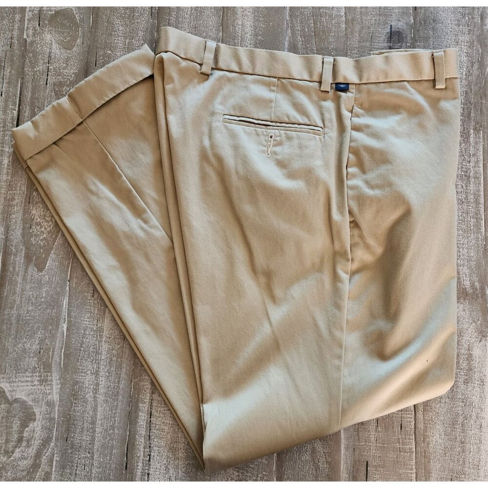 Dockers Khaki San Francisco Mens Dress‎  Pants W36 L32 100% Cotton Beige